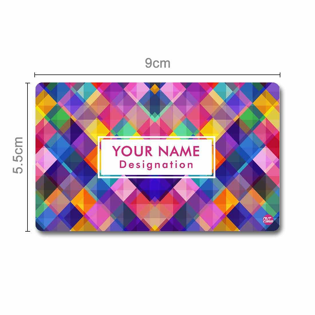 Personalized NFC Digital Smart Card - Colorful Checkbox Nutcase