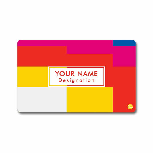 Personalized NFC Smart Card -  Boxed Pattern Nutcase