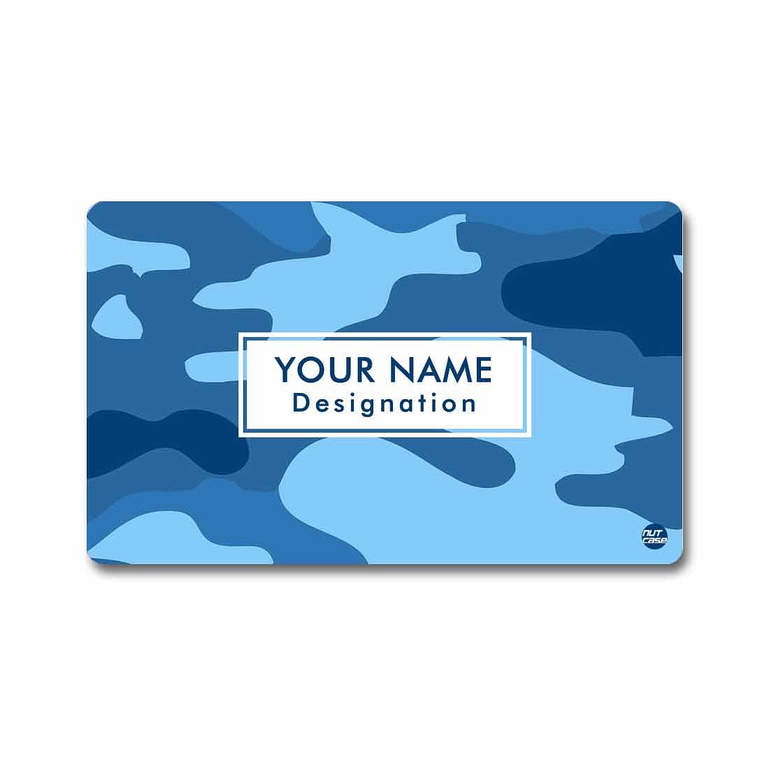 Custom NFC Smart Card -  Blue Camo Nutcase