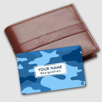 Custom NFC Smart Card -  Blue Camo Nutcase