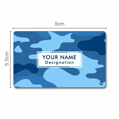 Custom NFC Smart Card -  Blue Camo Nutcase