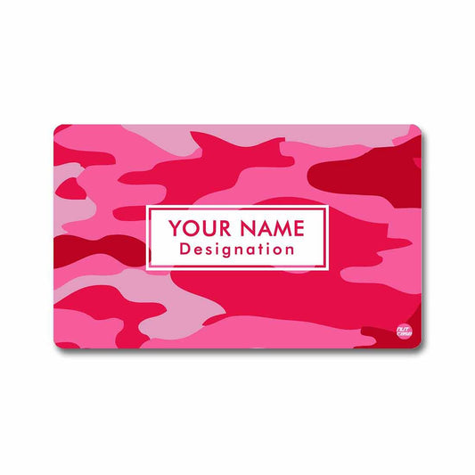 Customized NFC Smart Business Card -  Pink Camo Nutcase