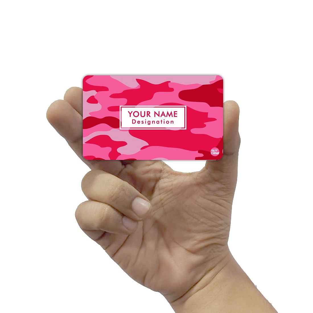 Customized NFC Smart Business Card -  Pink Camo Nutcase