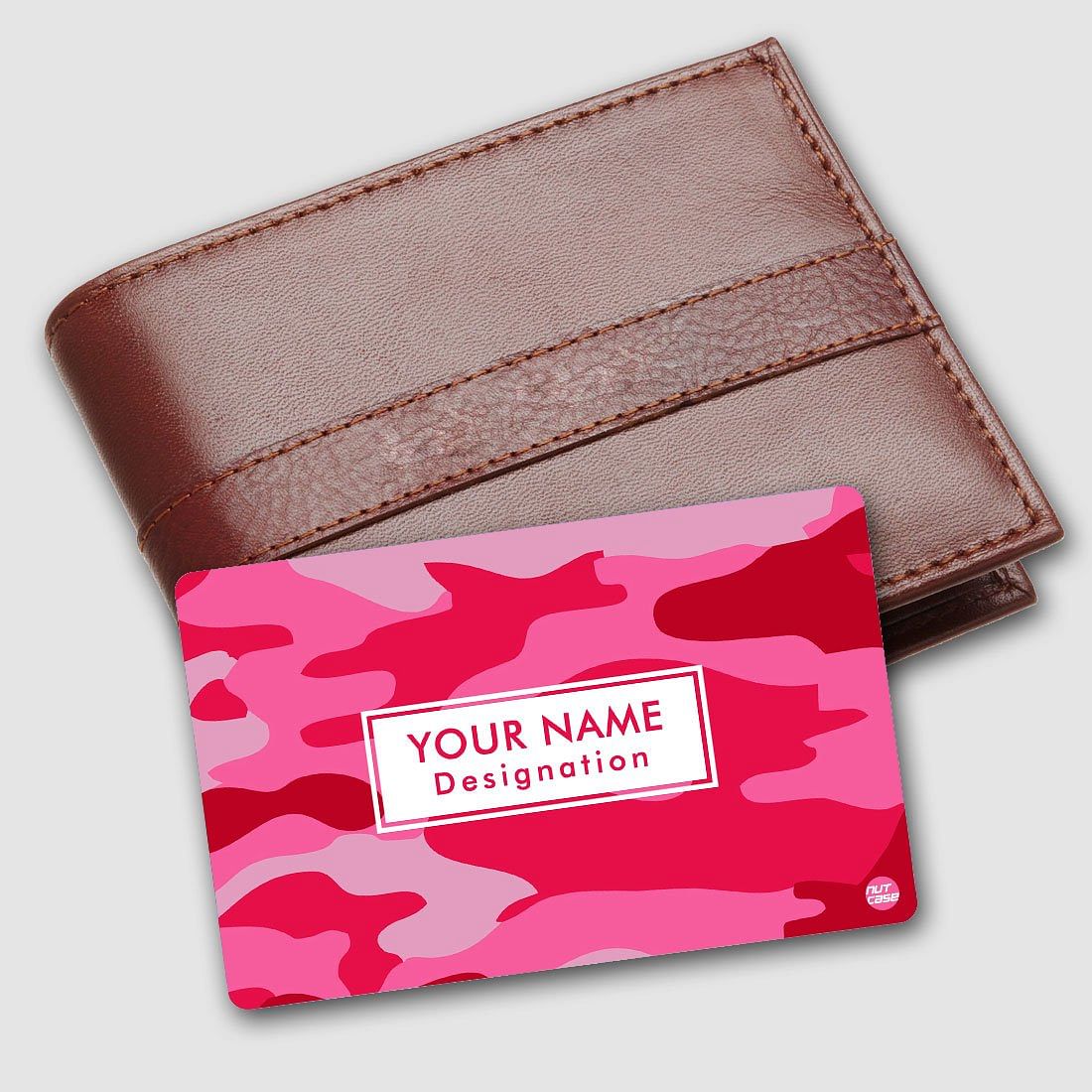 Customized NFC Smart Business Card -  Pink Camo Nutcase