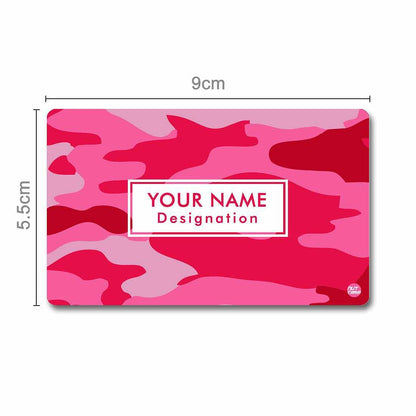 Customized NFC Smart Business Card -  Pink Camo Nutcase