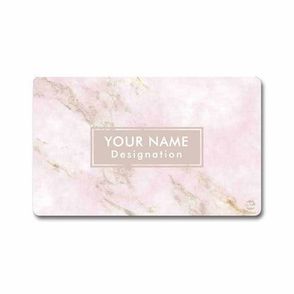 Personalized NFC Smart Card -  Pink Marble Nutcase