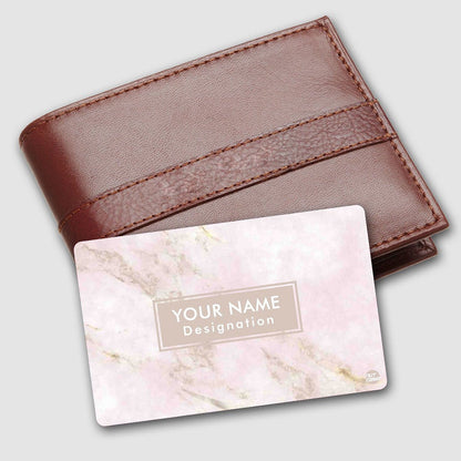 Personalized NFC Smart Card -  Pink Marble Nutcase