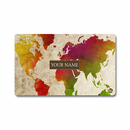 Personalized NFC Business Card -  World Map Nutcase