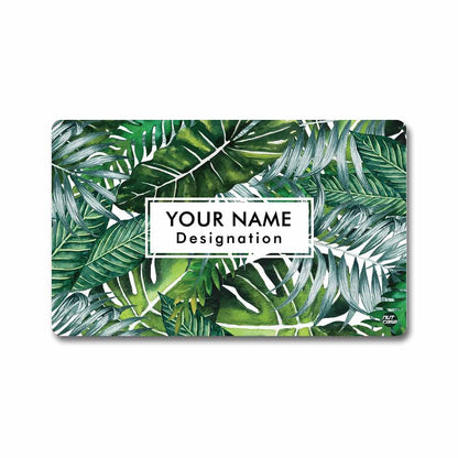 Personalized NFC Digital Smart Card -  Monstera Leaves Nutcase