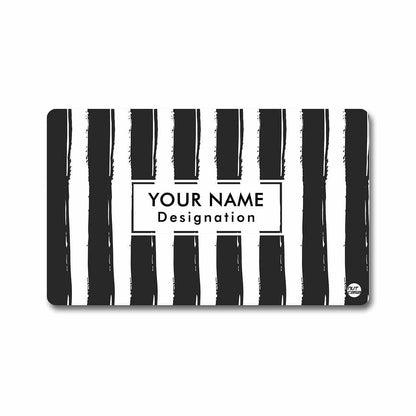 Personalized NFC Smart Card -  Black & White Lines Nutcase