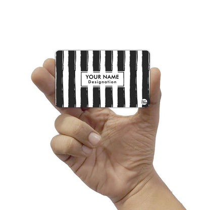 Personalized NFC Smart Card -  Black & White Lines Nutcase