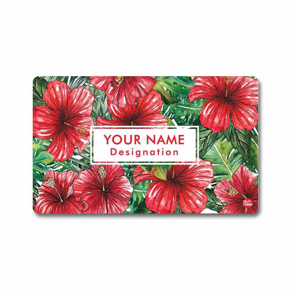 Personalized NFC Smart Card -  Hibiscus Flower Nutcase