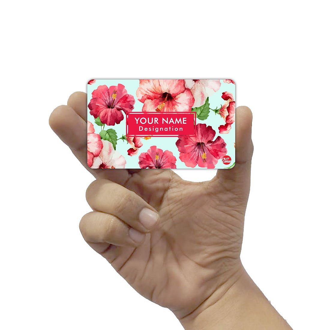 Customized NFC Smart Card -  Hibiscus Flower with white background Nutcase
