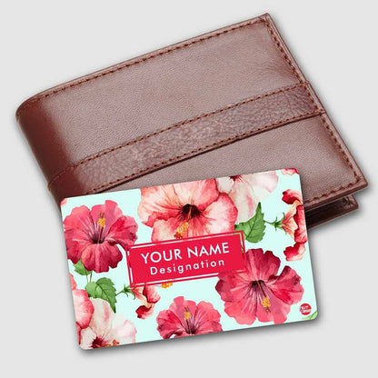 Customized NFC Smart Card -  Hibiscus Flower with white background Nutcase