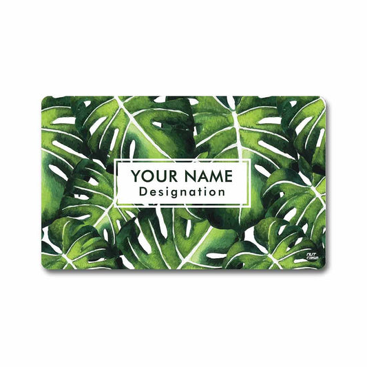 Personalized NFC Smart Card -  Monstera Plants Nutcase