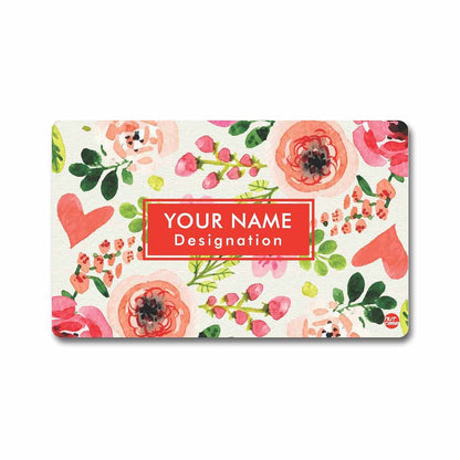 Personalized NFC Digital Smart Card -  Baby Flowers Nutcase