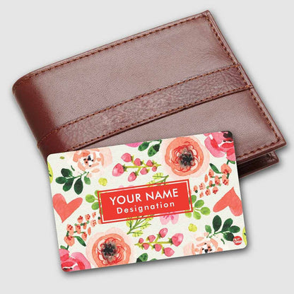 Personalized NFC Digital Smart Card -  Baby Flowers Nutcase