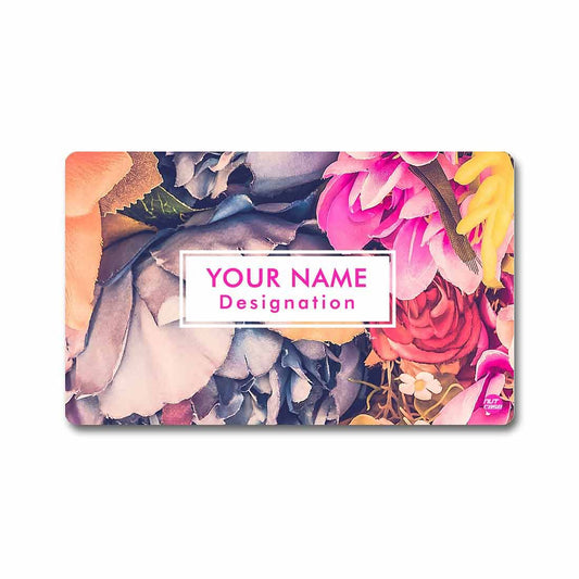 Customized NFC Smart Card -  Watercolor flowers Nutcase