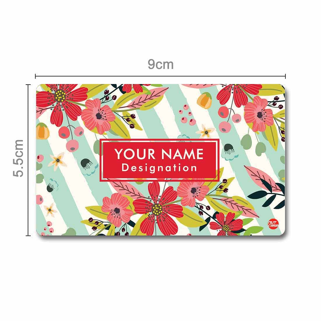 Customized NFC Smart Card -  Cute Flowers Nutcase
