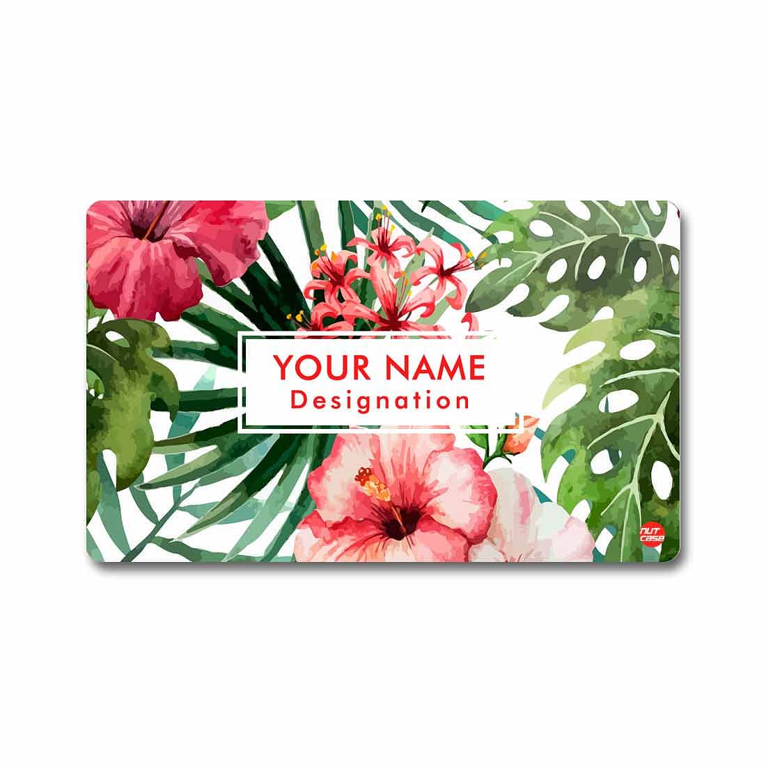 Personalized NFC Smart Card -  Flower Everywhere Nutcase