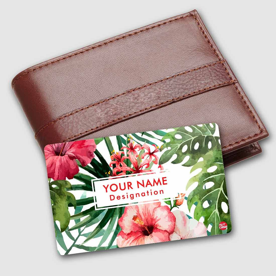 Personalized NFC Smart Card -  Flower Everywhere Nutcase