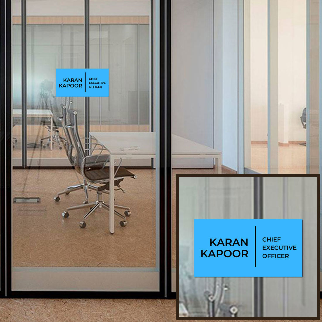 Get Personalized Door Name Plate Design Online In India Nutcase   NC CUS OFFICEBOARD 0007d 