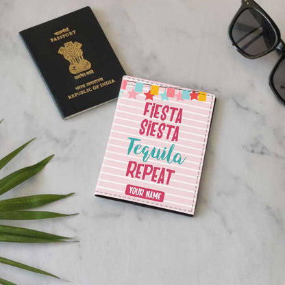 Cool Personalized Passport Cover -  Fiesta Siesta