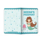 Cute Personalized Girl Passport Cover  -Jellyfish Blue Nutcase