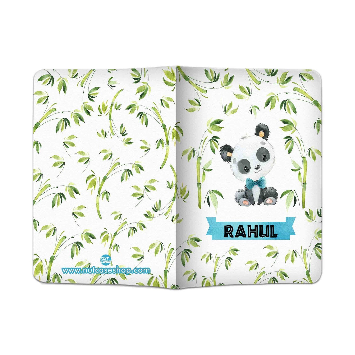 Nutcase Personalized Passport Cover PU Leather Polyfabric - Panda Nutcase