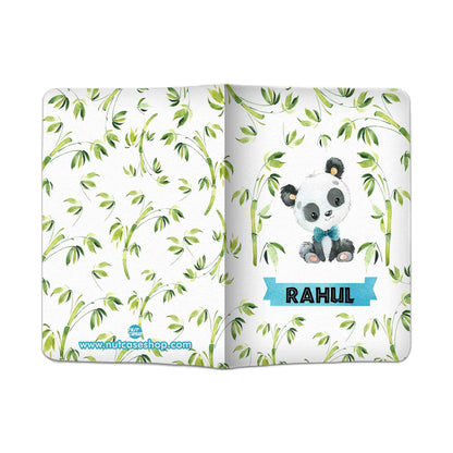 Nutcase Personalized Passport Cover PU Leather Polyfabric - Panda Nutcase