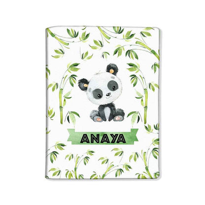 Nutcase Personalized Passport Cover PU Leather Polyfabric - Cute Small Panda Nutcase