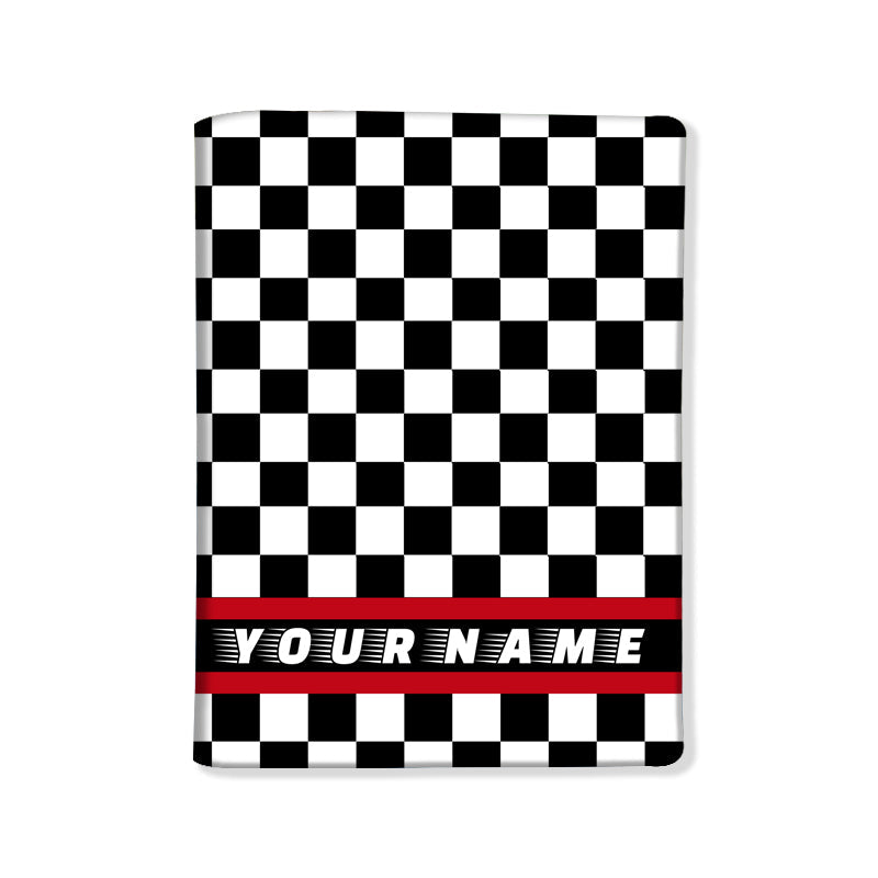 Personalized Passport Cover With Name Suitcase Tag - Racer Nutcase