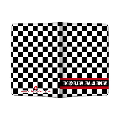 Personalized Passport Cover With Name Suitcase Tag - Racer Nutcase