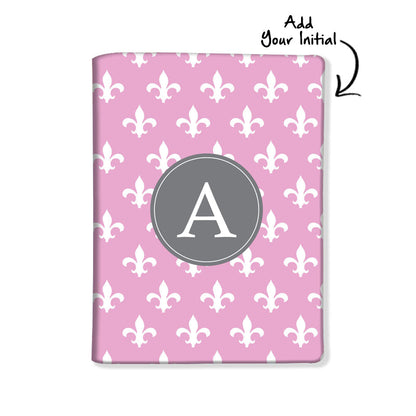 Customized Passport Cover and Luggage Tag Set - Vintage Pink Floral Art Nutcase