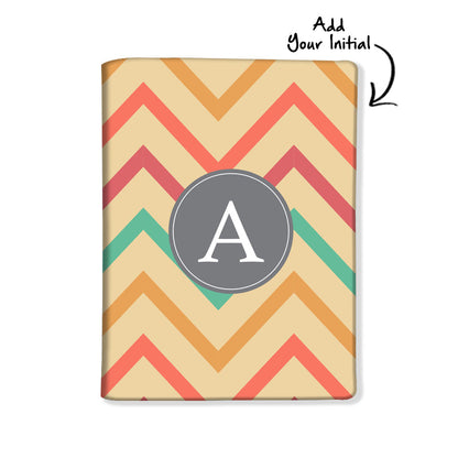 Personalised Passport Cover and Baggage Tag Combo - Colorful Wave Pattern Nutcase