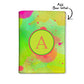 Customized Passport Cover Travel Luggage Tag - Green Watercolor Nutcase