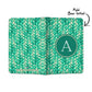 Personalised Passport Cover and Baggage Tag Combo - Green Pattern Nutcase
