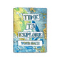 Customized Passport Cover Luggage Tag Set - Time to Explorer Map Nutcase