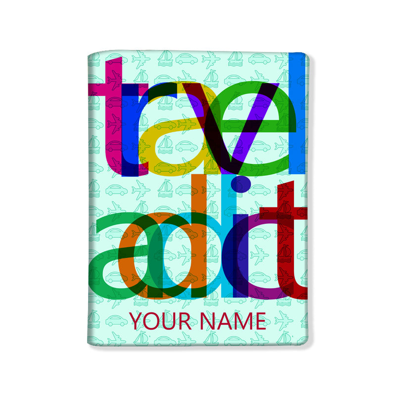Personalised Passport Cover and Baggage Tag Combo - Travel Addit Nutcase