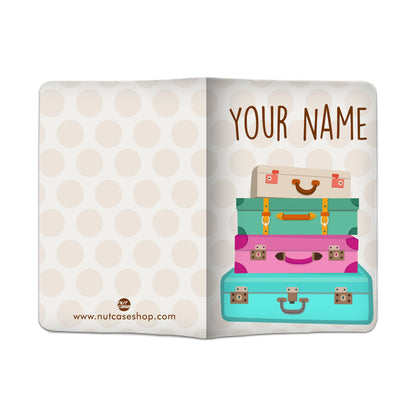 Personalized Passport Cover Luggage Tag Set - Suit Nutcase