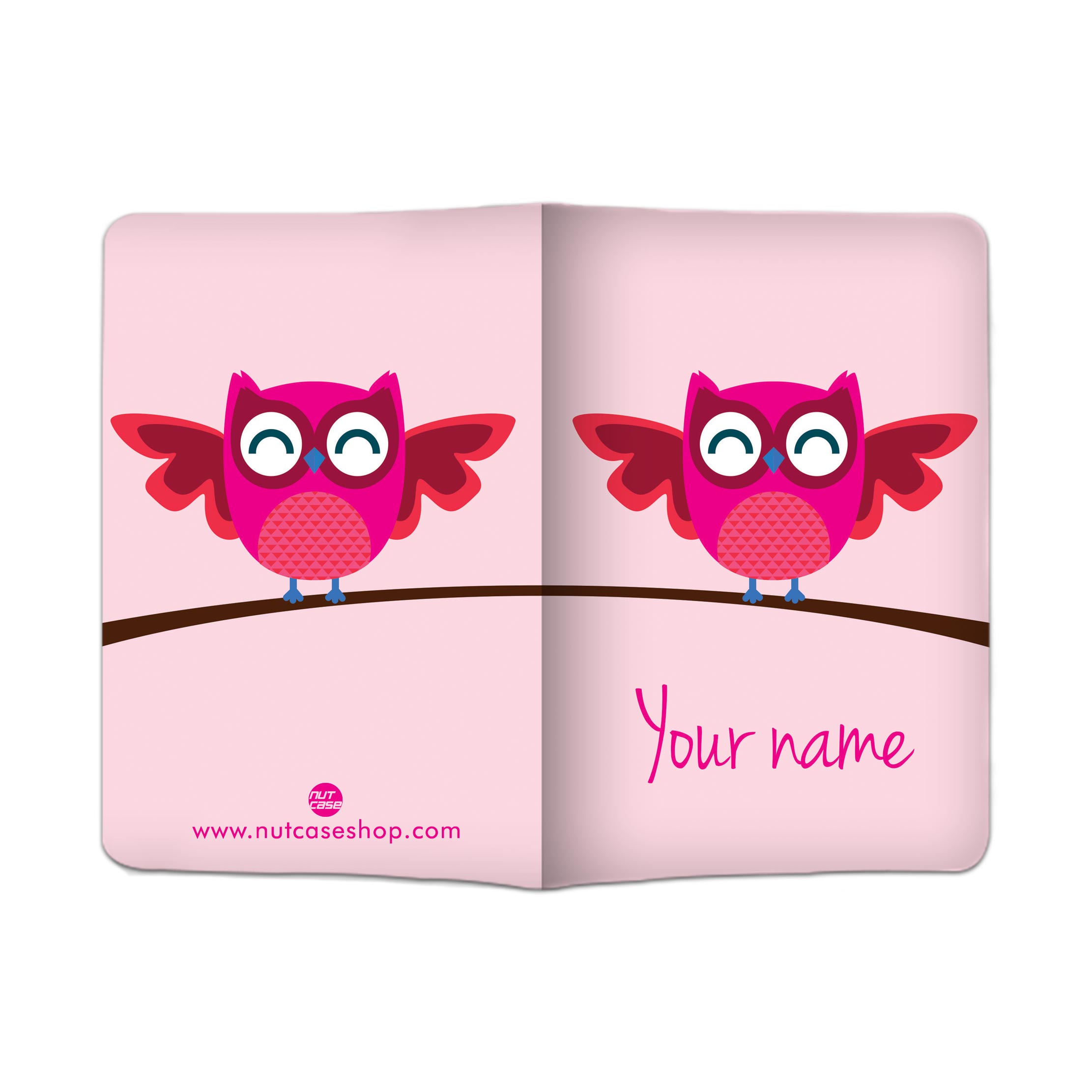 Owl luggage sales tag