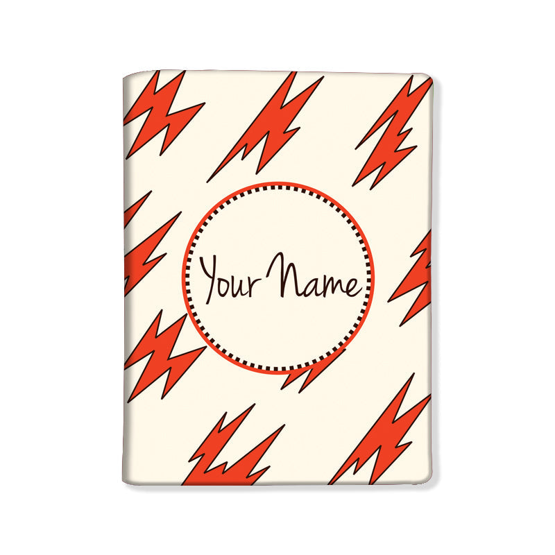 Personalized Passport Cover Travel Suitcase Tag - Lightning Nutcase