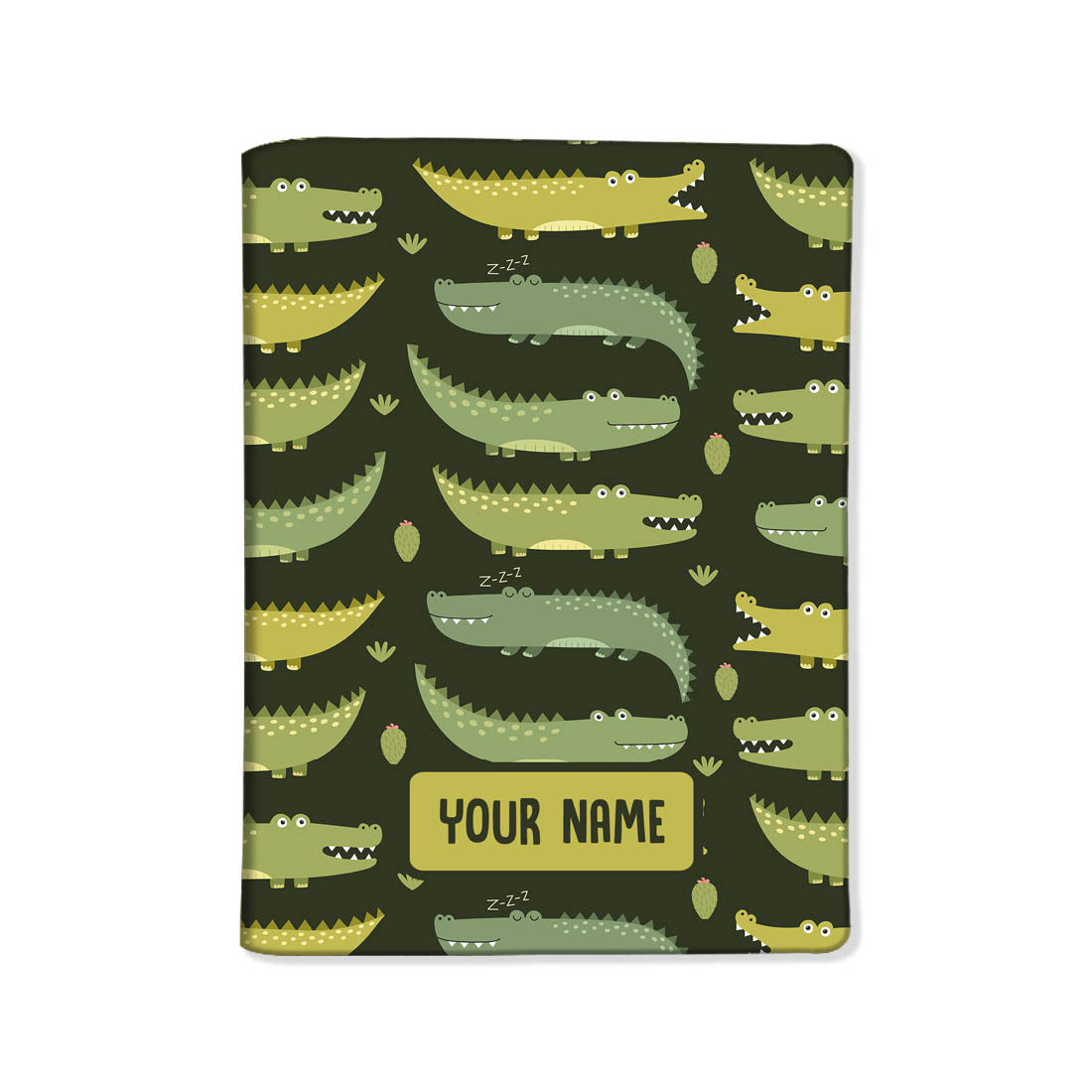 Personalised Passport Cover Suitcase Tag Set - Crocodile Nutcase