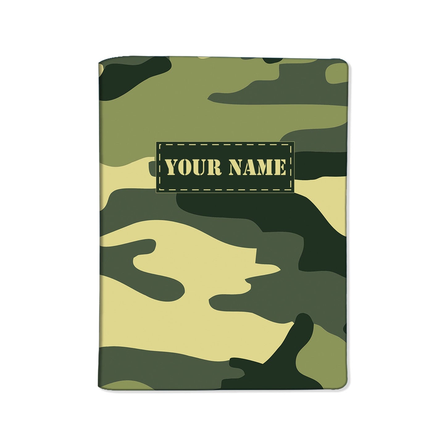 Personalised Passport Cover and Baggage Tag Combo -Military Army Camo Nutcase