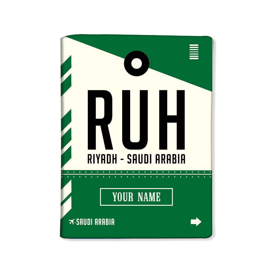 Customized Passport Cover and Luggage Tag Set - Riyadh - Saudi Arabia Nutcase