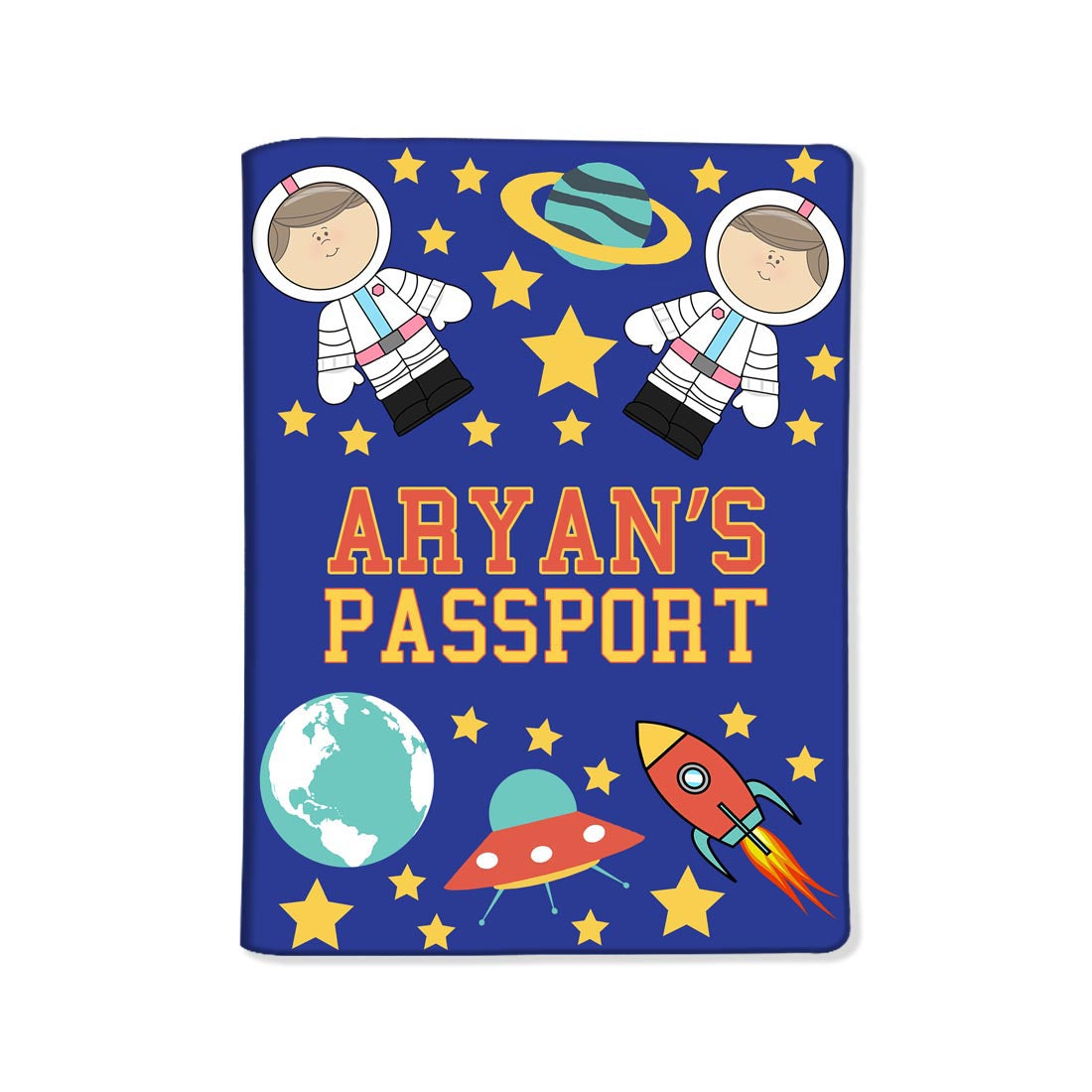 Customized Passport Cover Luggage Tag Set - Space Nutcase
