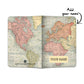 Personalised Passport Cover Luggage Tag Set - Map Nutcase