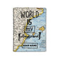 Personalised Passport Cover and Baggage Tag Combo - World is My Playground Nutcase