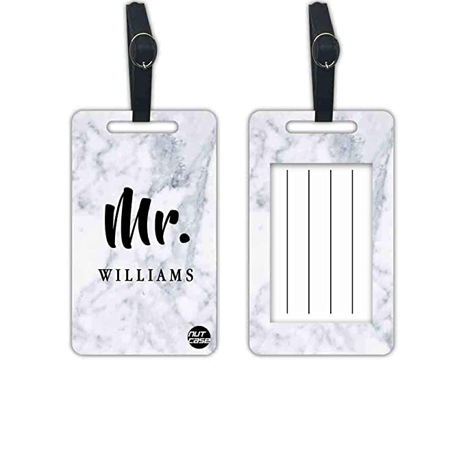 Personalized Mr & Mrs Couples Passport Covers Suitcase Tag - Mr Traveller Nutcase