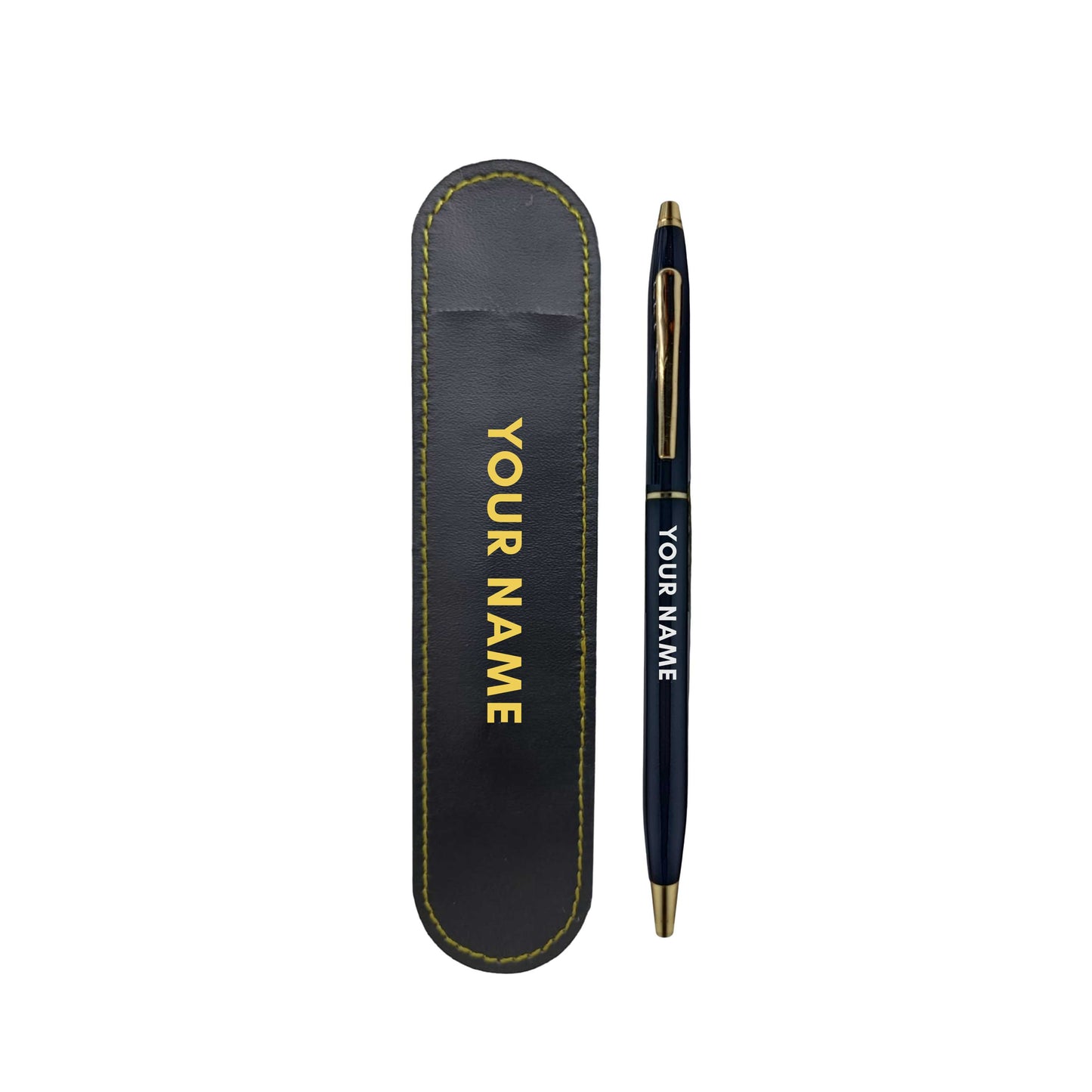 Personalised Pen With Name Engraved Gift Set for for Boss Office Colleagues - Name